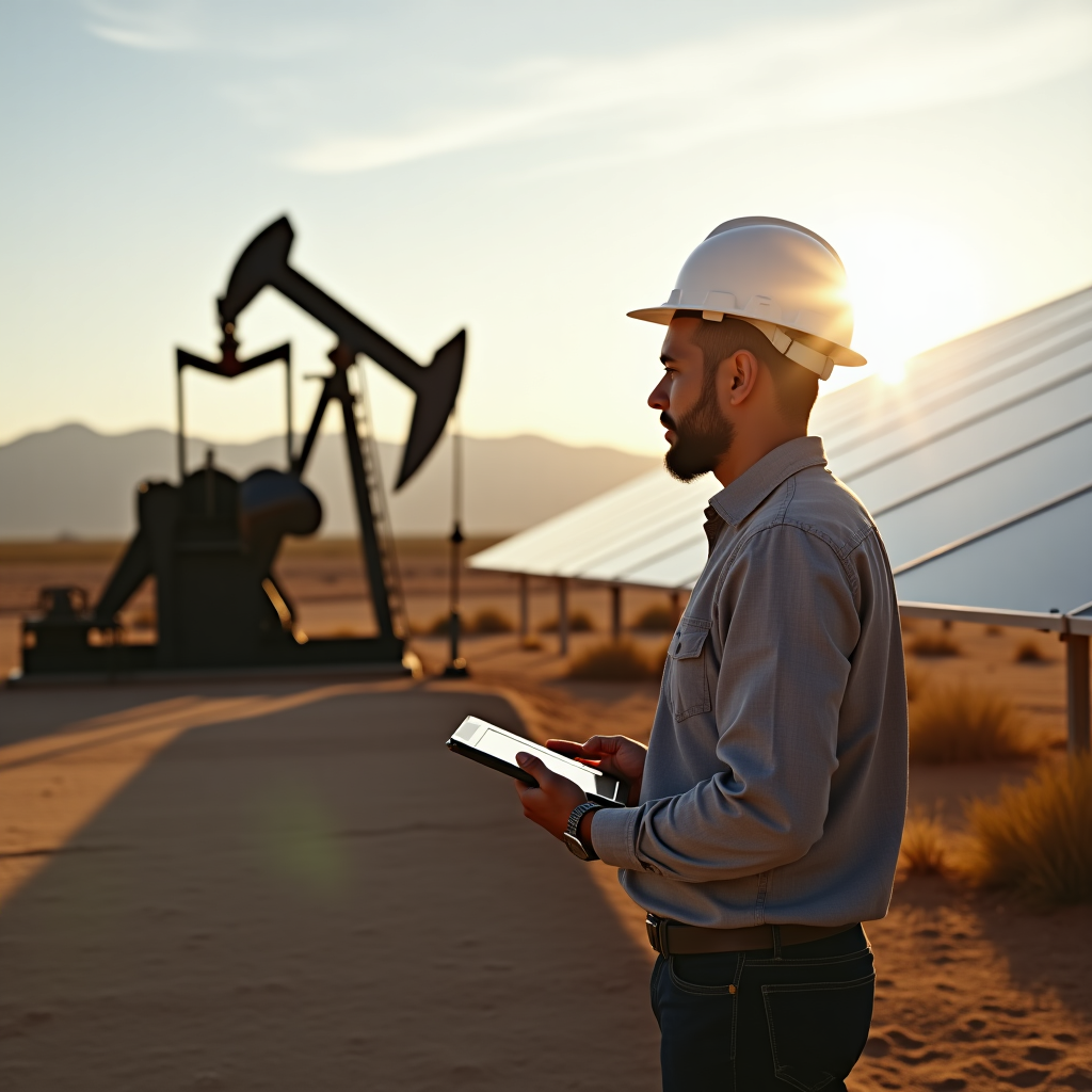 Soluciones de energía sostenible en la industria petrolera